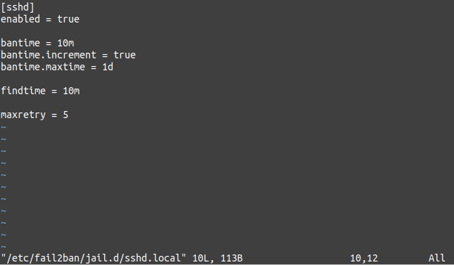 linux设置ssh登录失败N次后封锁该IP工具fail2ban
